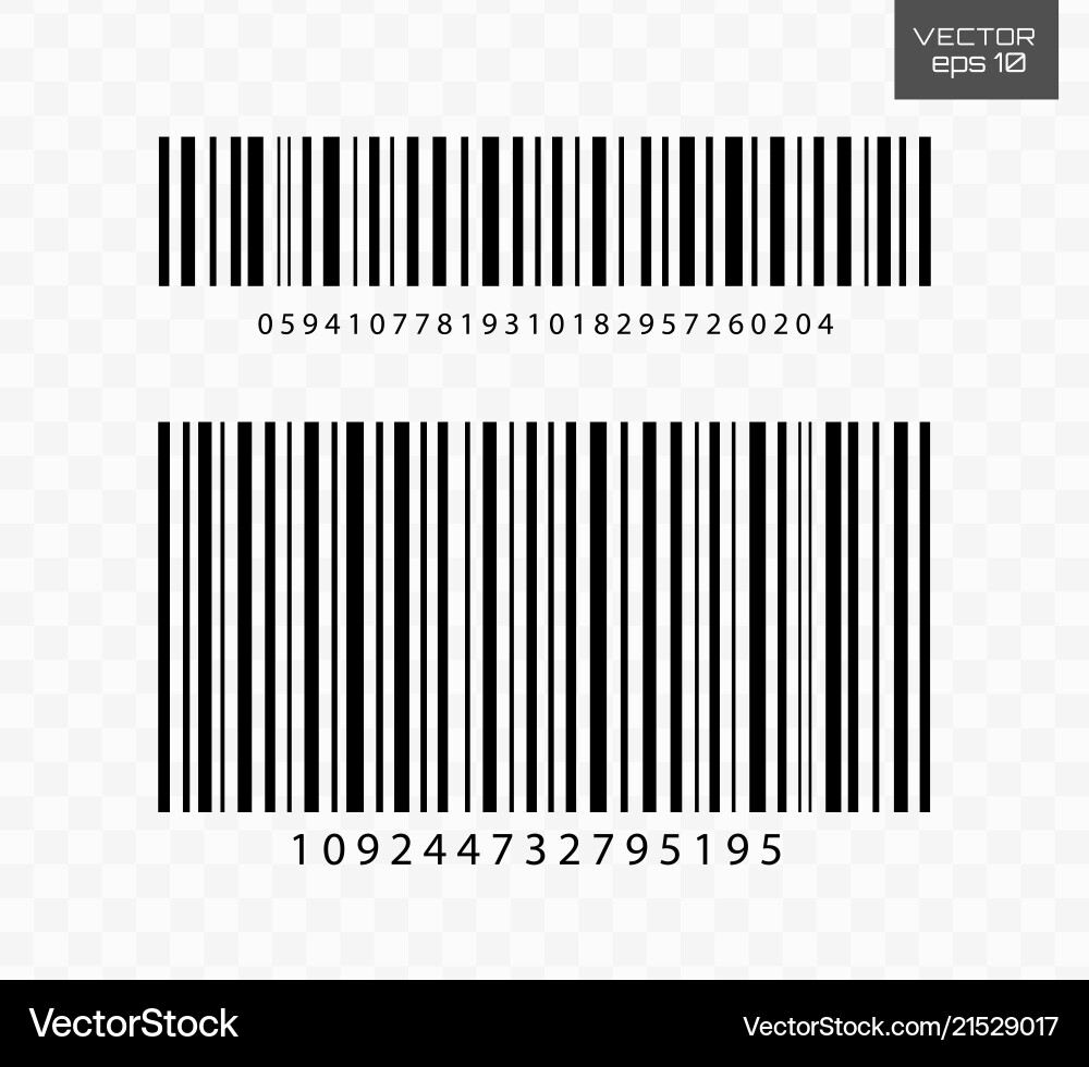 Bar code icon Bar code icon vector image