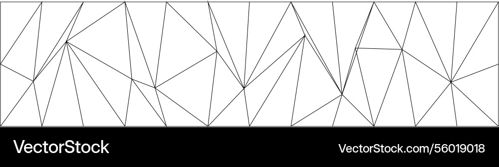Abstract geometric pattern with triangular fractal Vector Image