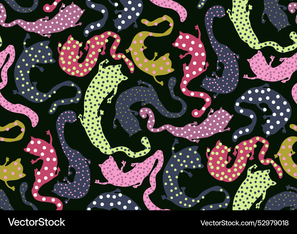 Halfdrop repeat seamless pattern with playful Halfdrop repeat seamless pattern with playful vector image