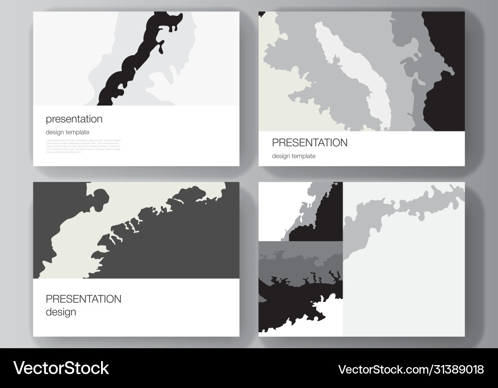 Layout presentation slides design Vector Image