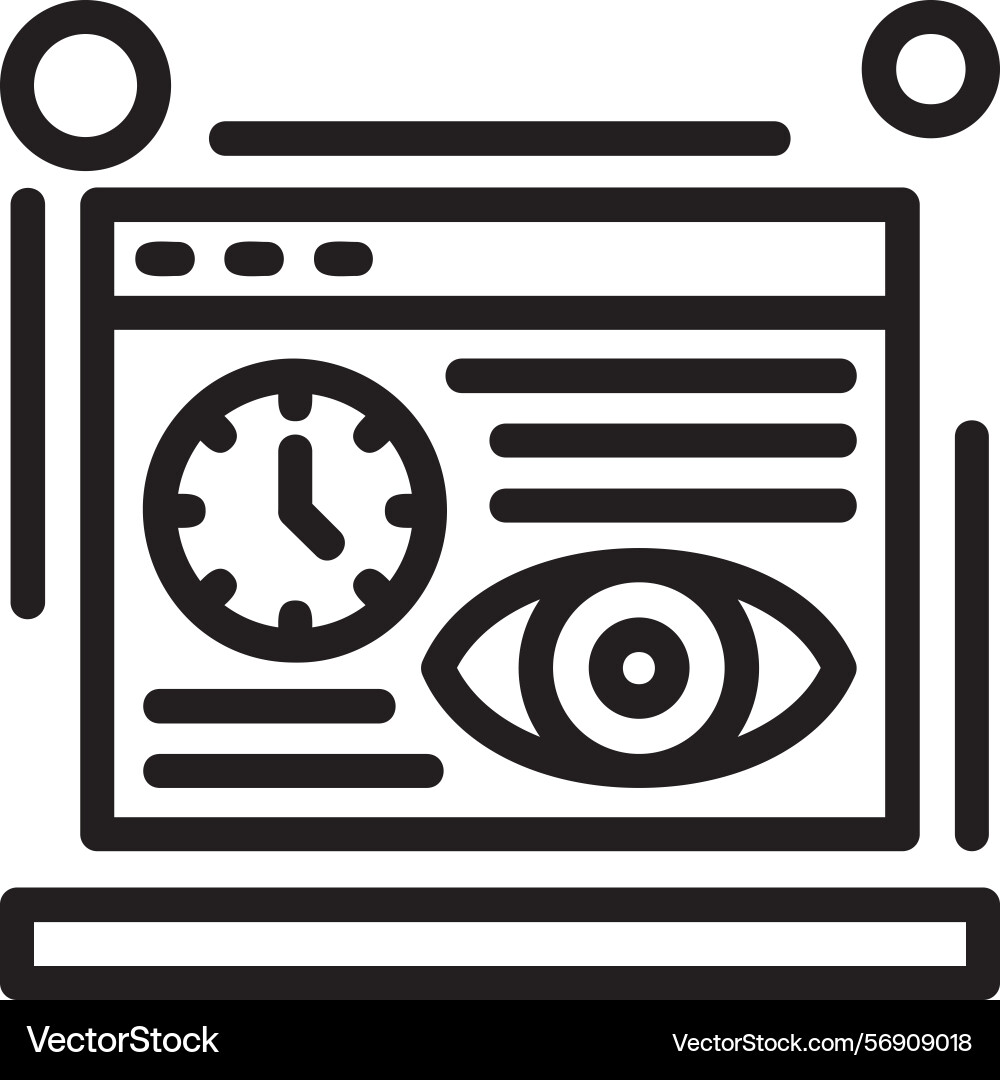 Sessions linear style icon design Vector Image