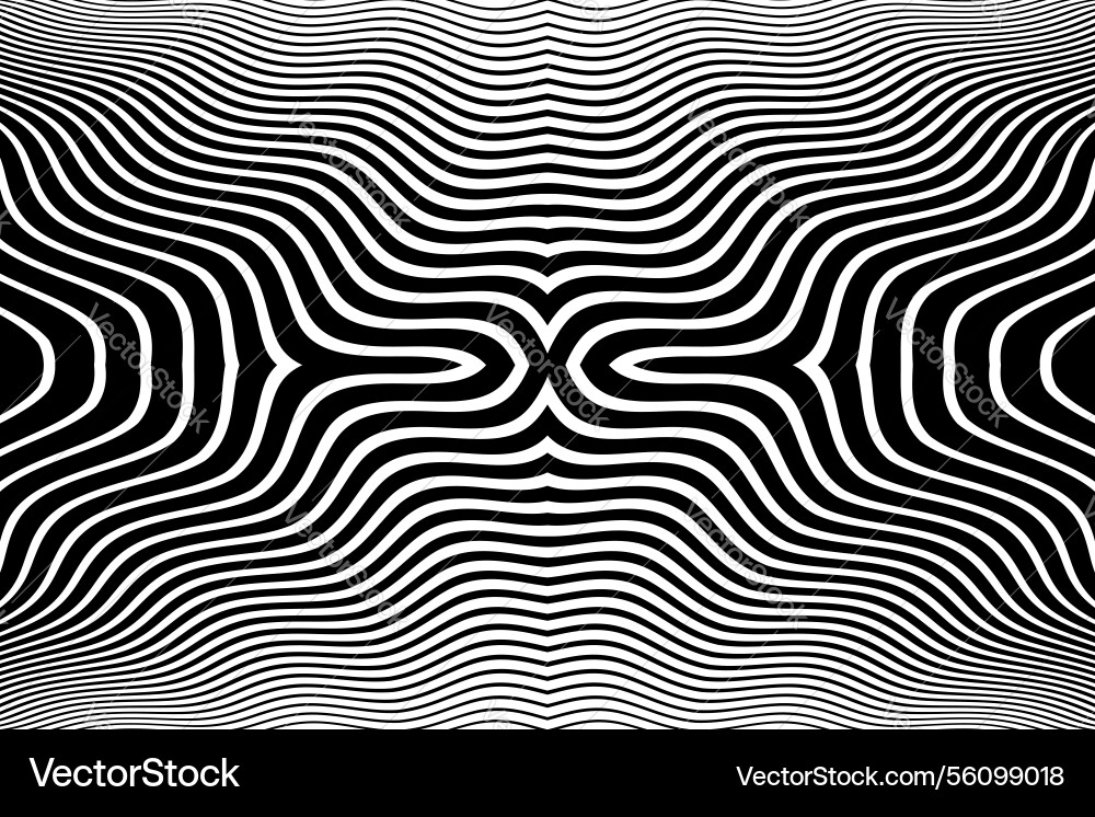 Wavy lines pattern Wavy lines pattern vector image