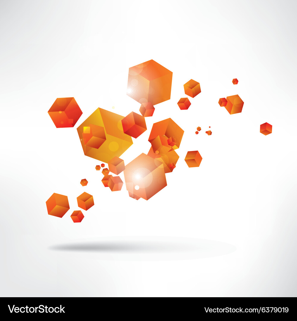 Abstract background with geometric elements vector image