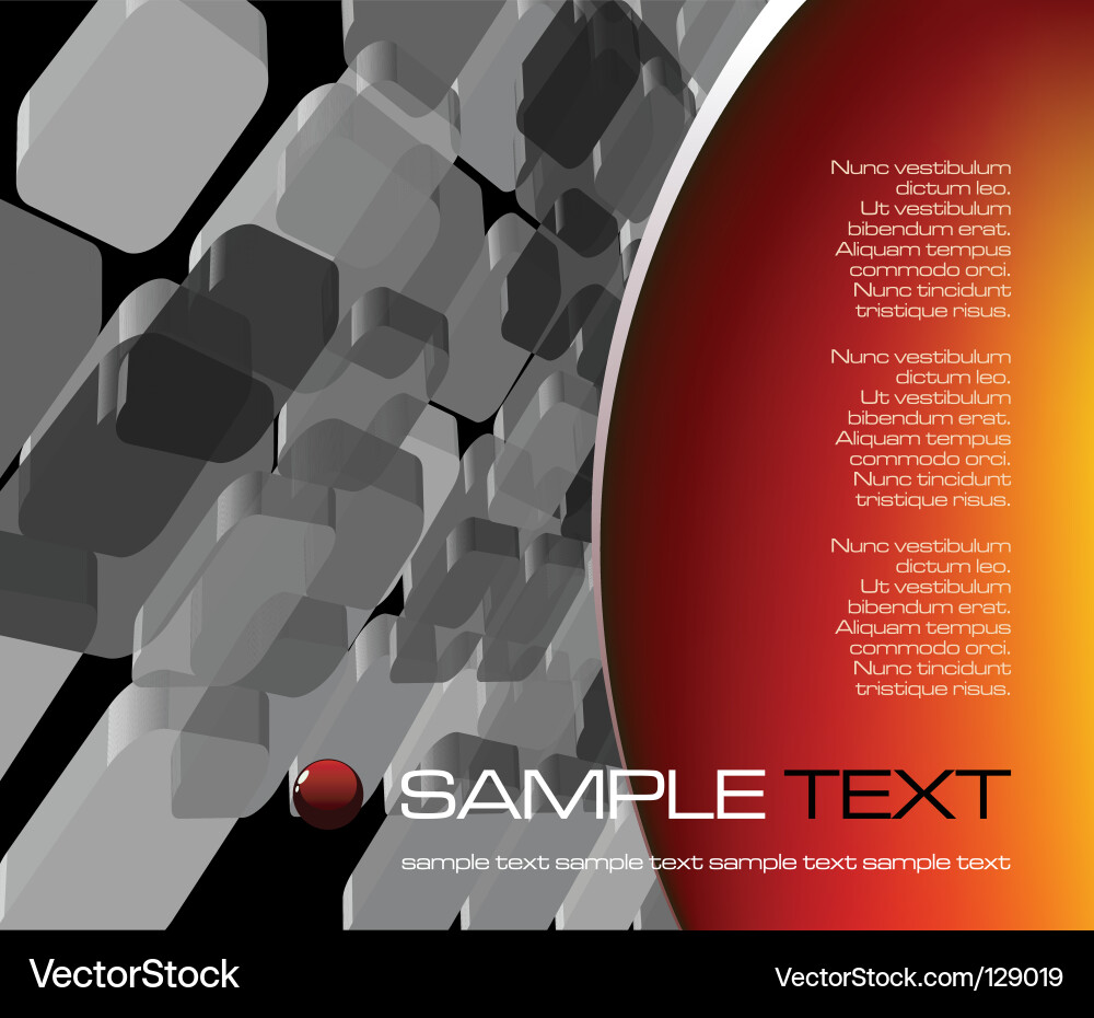 Modern Abstract 3D Background Vector Image