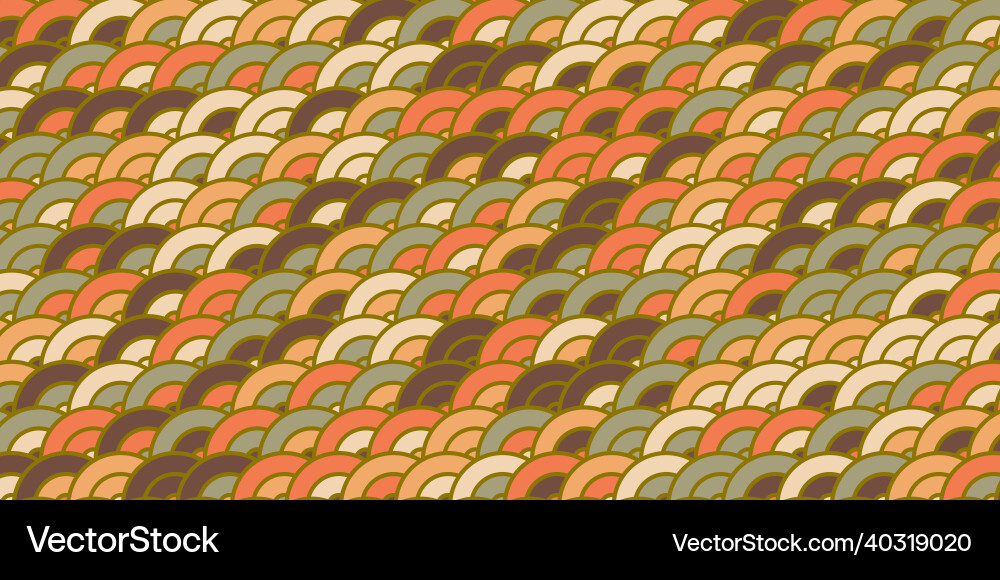 Japanese pattern circle overlapping Japanese pattern circle overlapping vector image