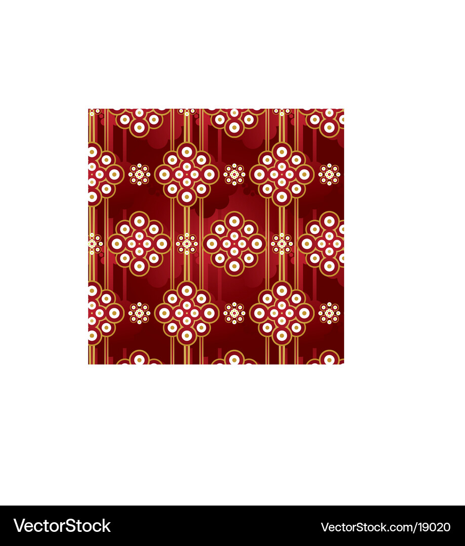 Retro Geometric Pattern Vector Image