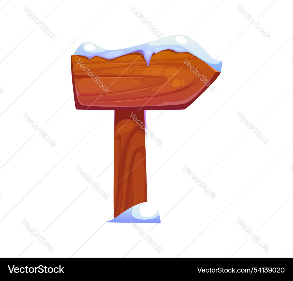 Weihnachtsschildstange oder Holzbrettpfeil im Schnee Weihnachtsschildstange oder Holzbrettpfeil im Schnee vektorbild
