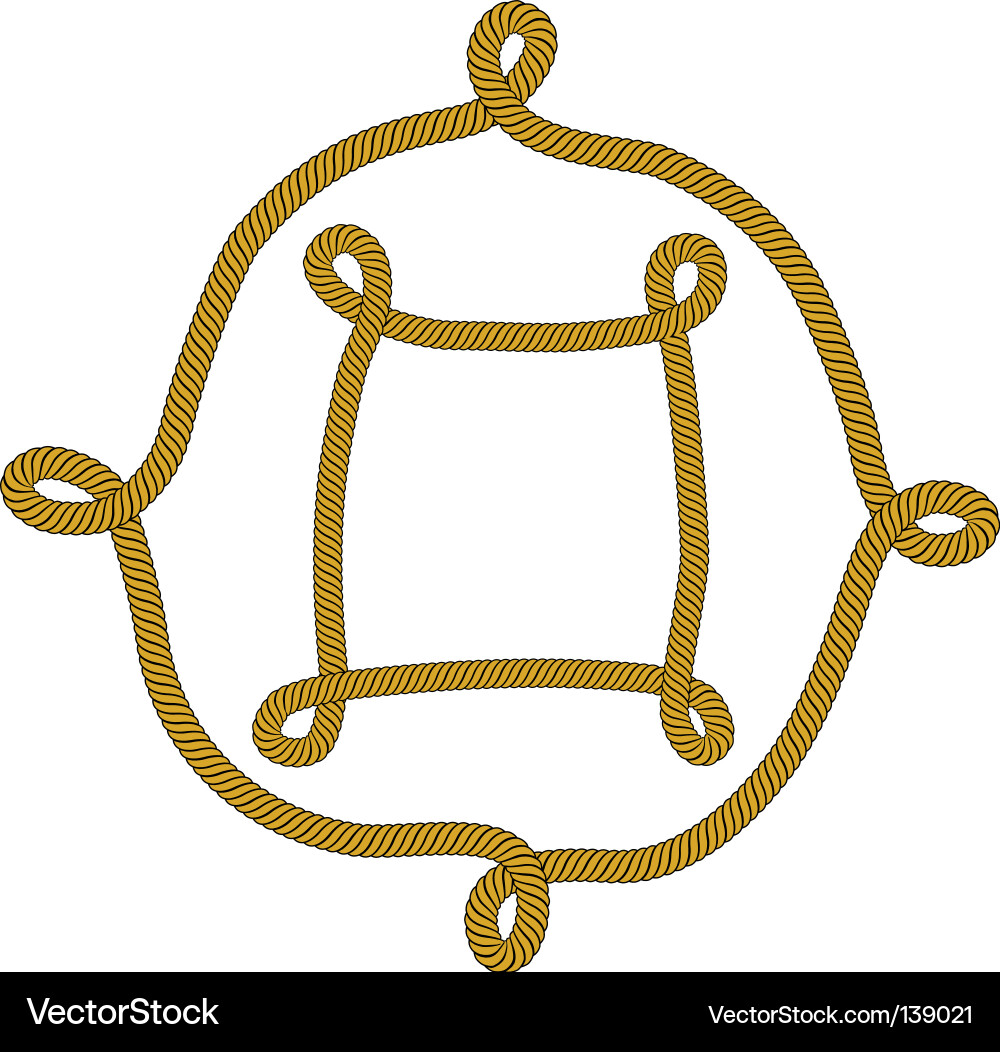 Knot frame Vector Image
