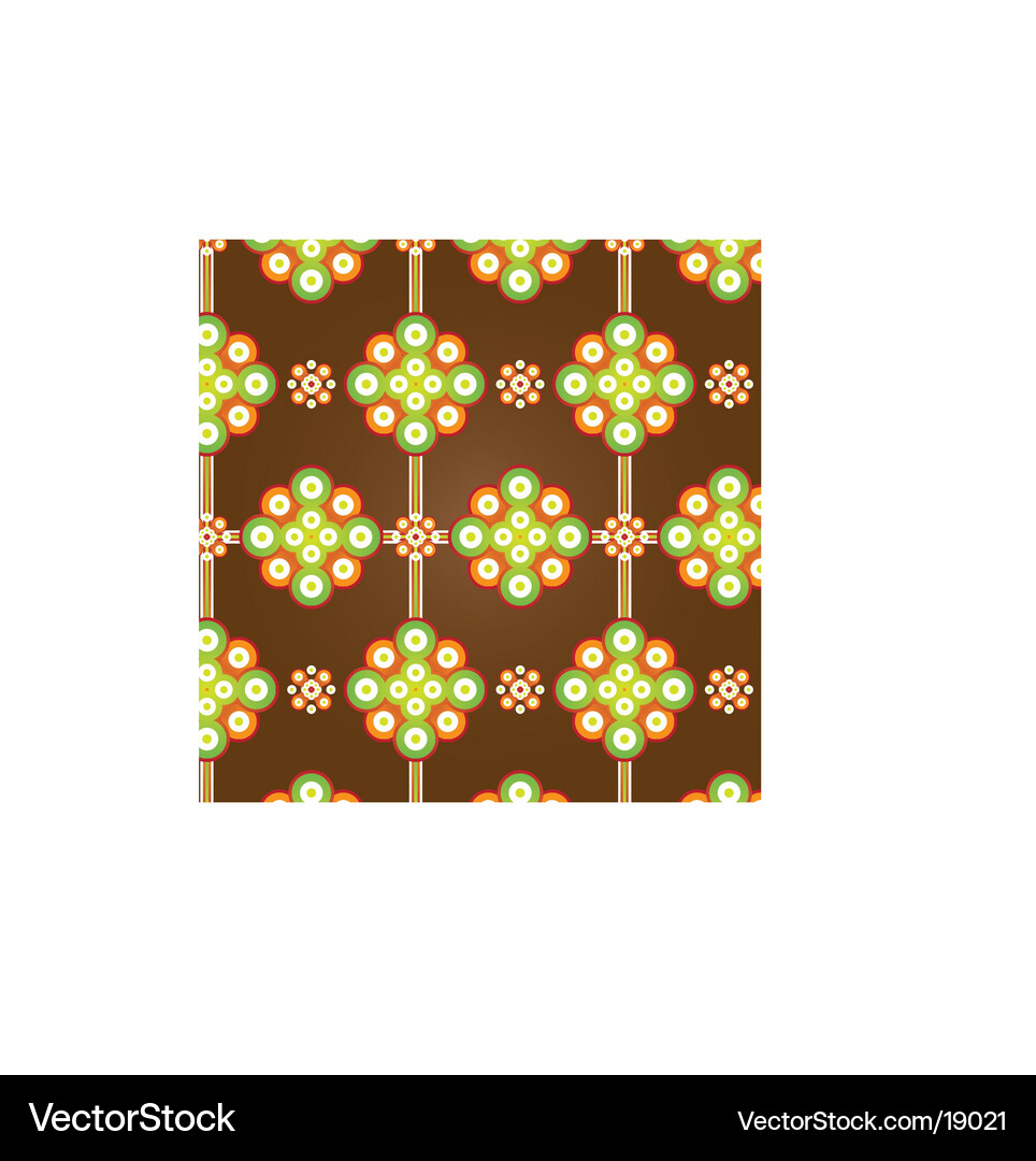 Retro seamless pattern Vector Image