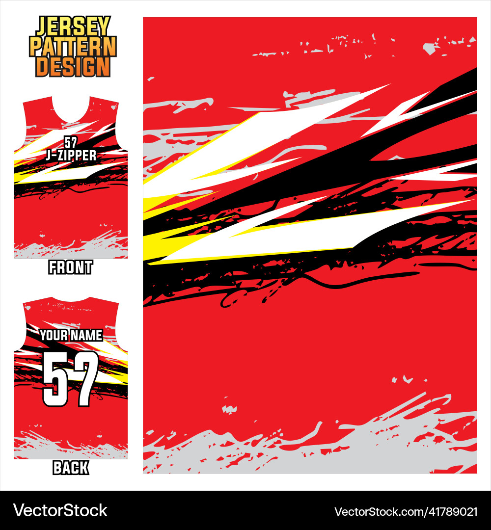 Sublimation Jersey Pattern - Abstract Lines Vector Image