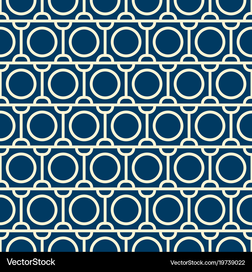 Abstract Linear Chain Pattern vector image