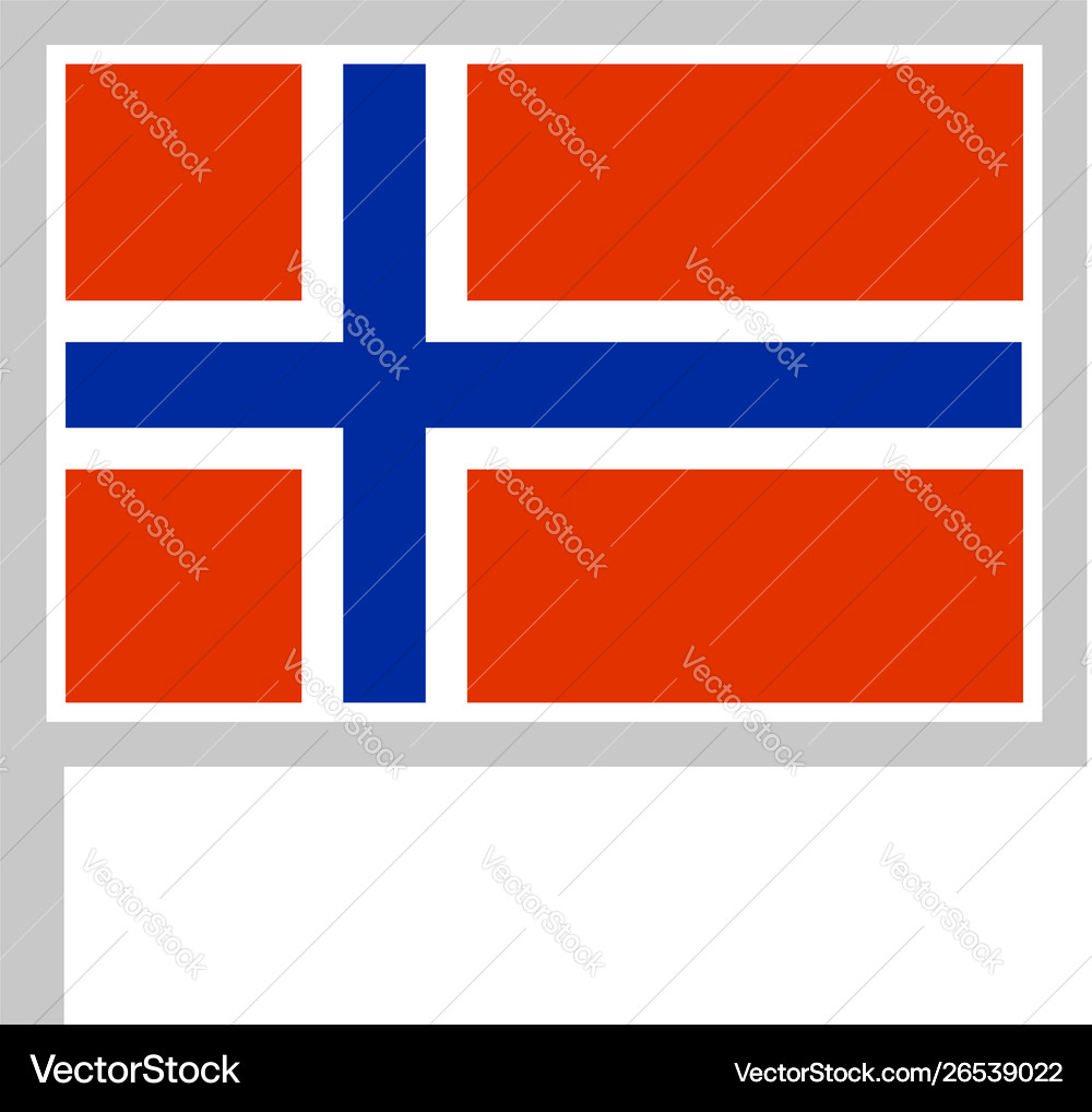 Norway Flag Icon (26539022) – Royalty-Free Vector | VectorStock, image size:1000x1018
