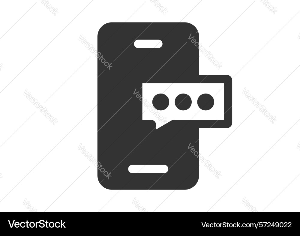 Password verification code sms message on mobile vector image