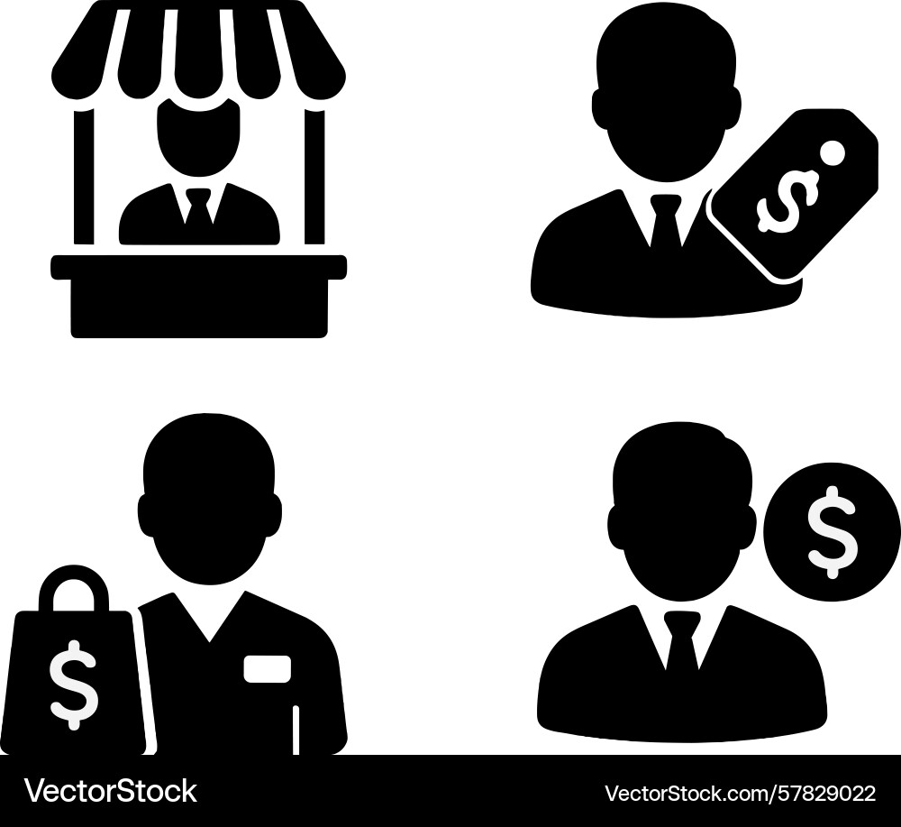 Set of web icons representing business concepts Set of web icons representing business concepts vector image
