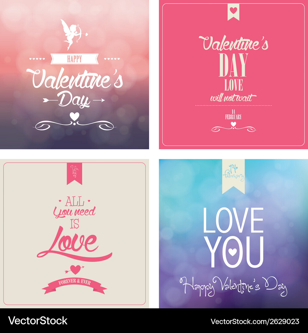 Abstract love background with some special objects Vector Image