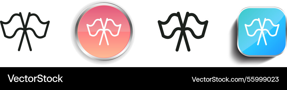 Labor day icon thin linear regular and button Labor day icon thin linear regular and button vector image