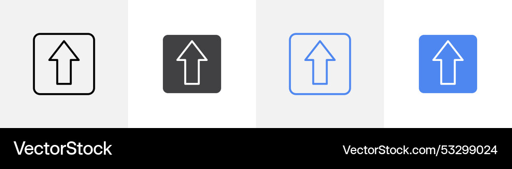 Upload button icon set use for web ui or app Upload button icon set use for web ui or app vector image