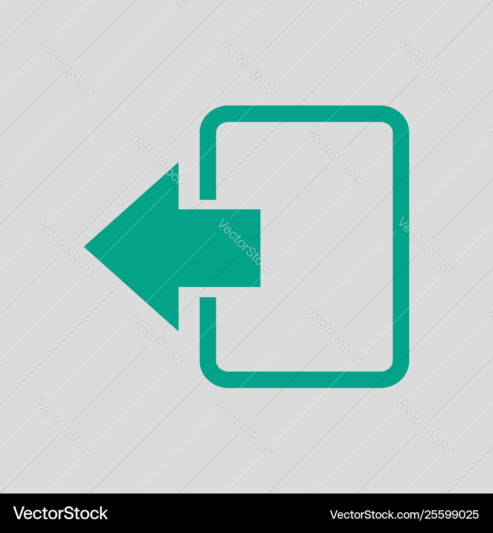 Exit icon Exit icon vector image