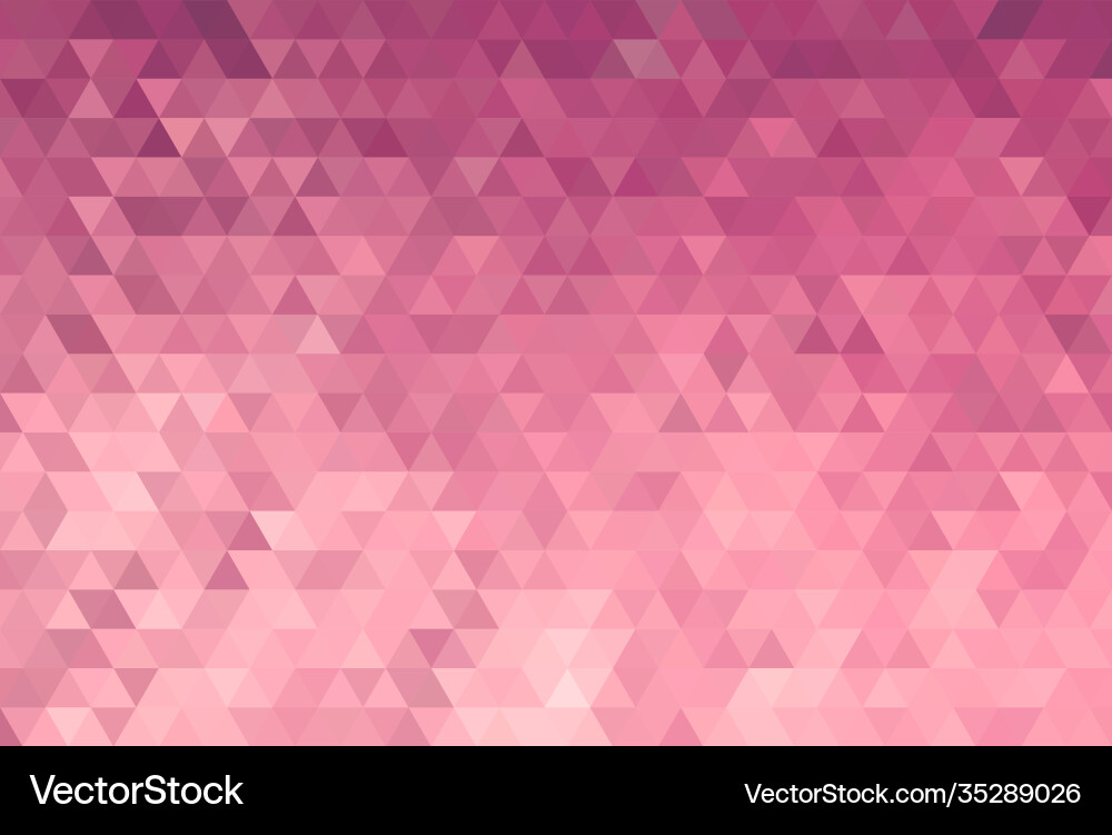 Abstract rose triangle pattern background vector image