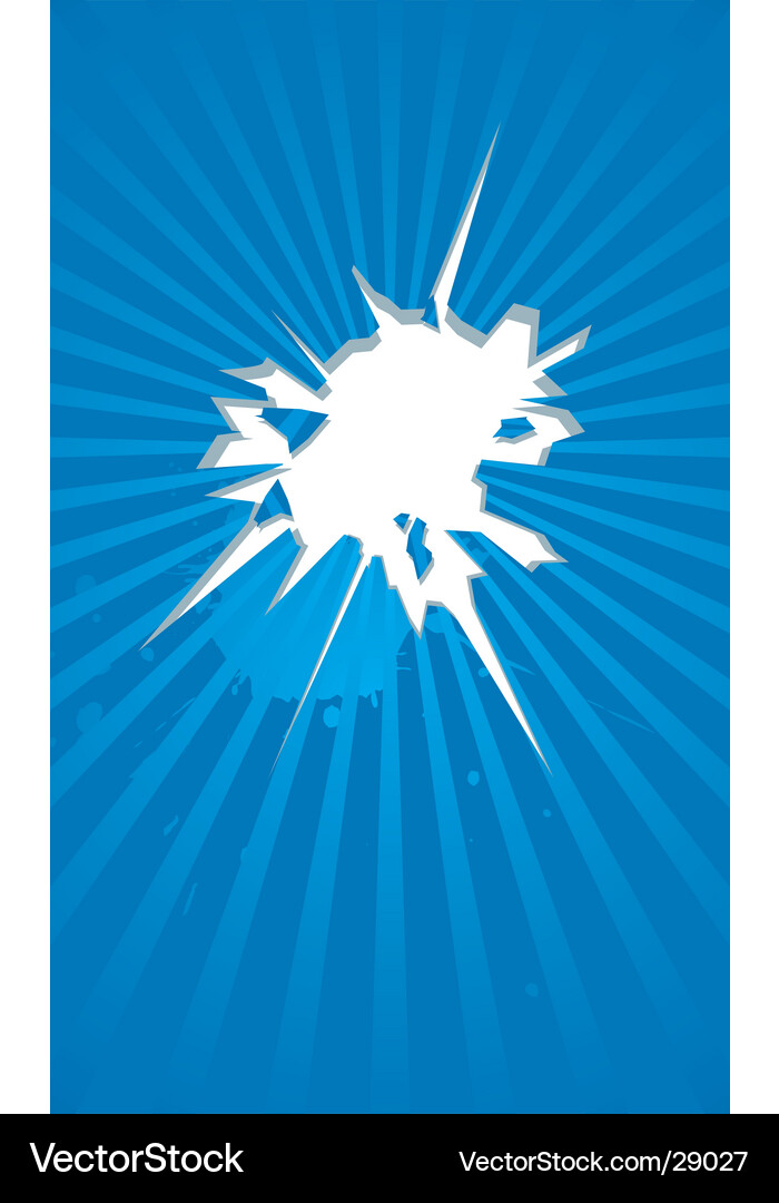 Fragmented Glass Vector Image