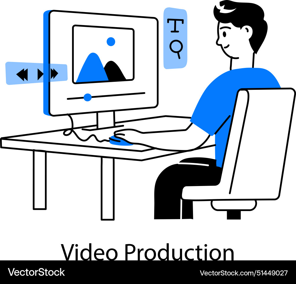 Video production Royalty Free Vector Image - VectorStock