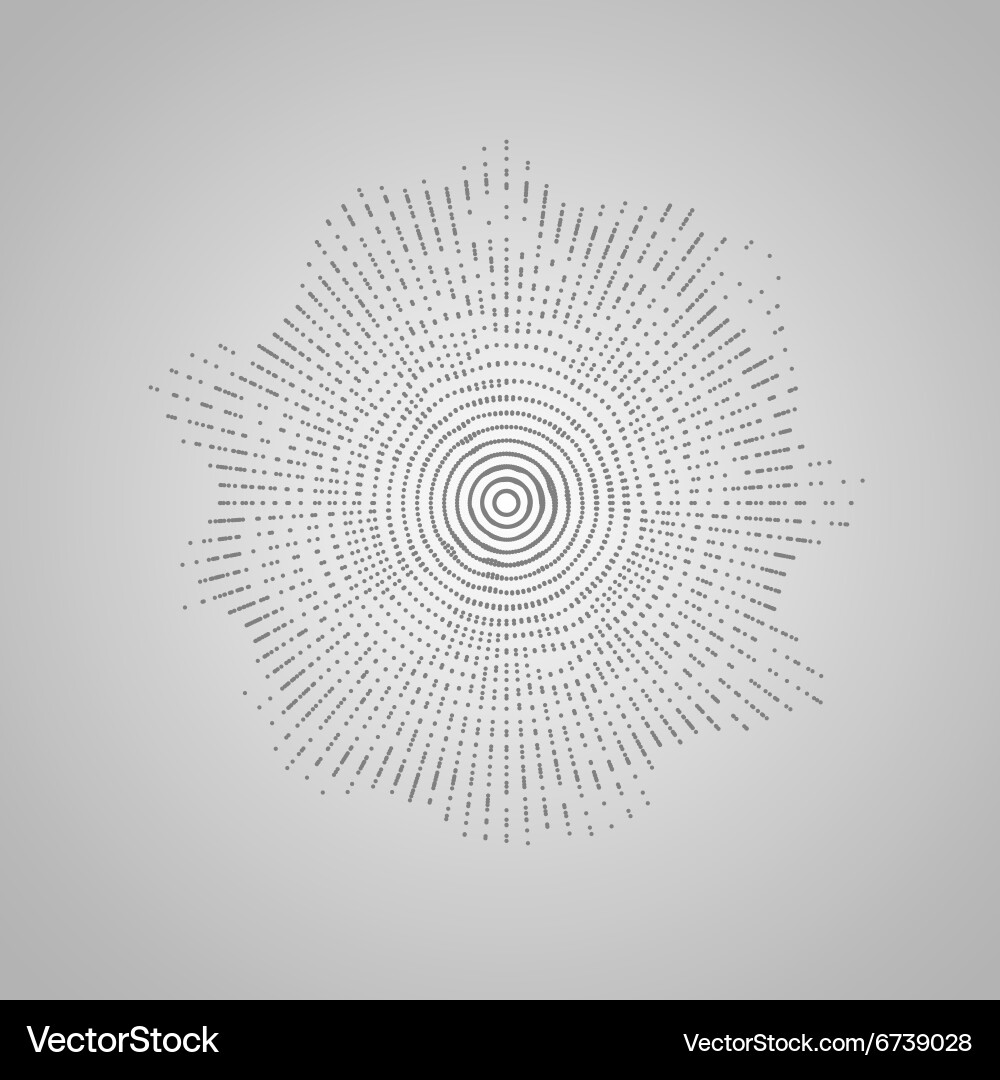 Abstract Particle Array Vector Image