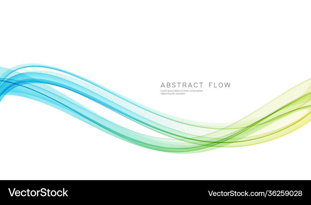 Blue color abstract wave design element Blue color abstract wave design element vector image