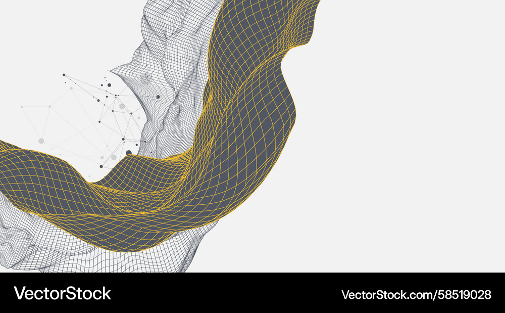 Modern Abstract Network Background Vector Image