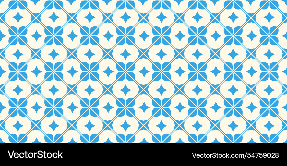 White background and repeating textile pattern Vector Image