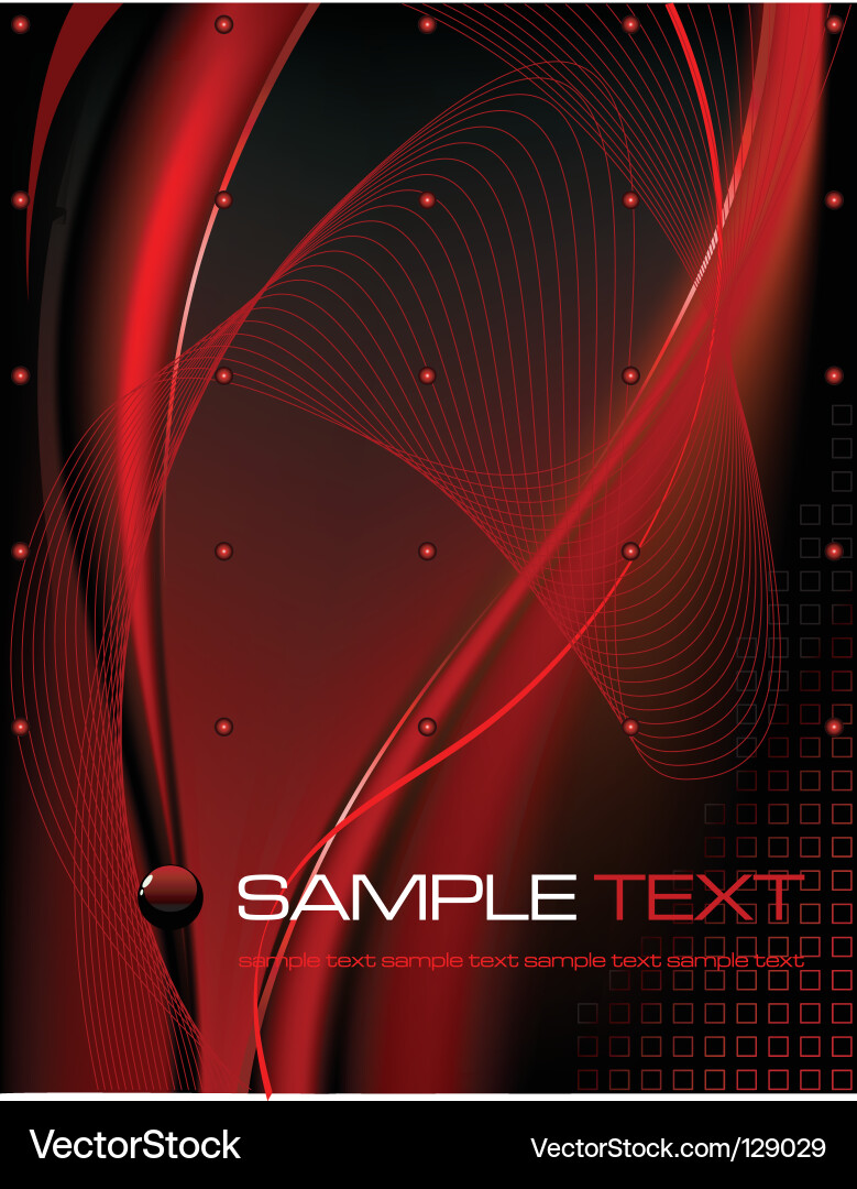 Dynamic Red Abstract Flow vector image