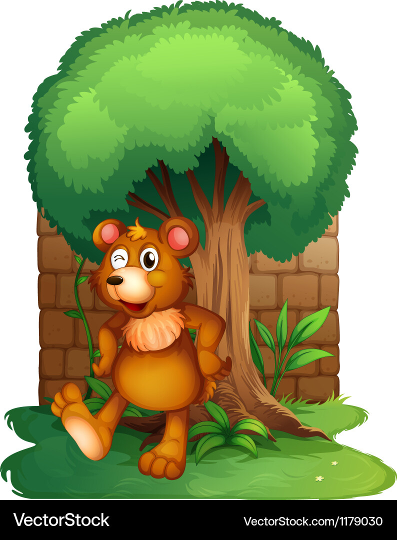 A bear Royalty Free Vector Image - VectorStock