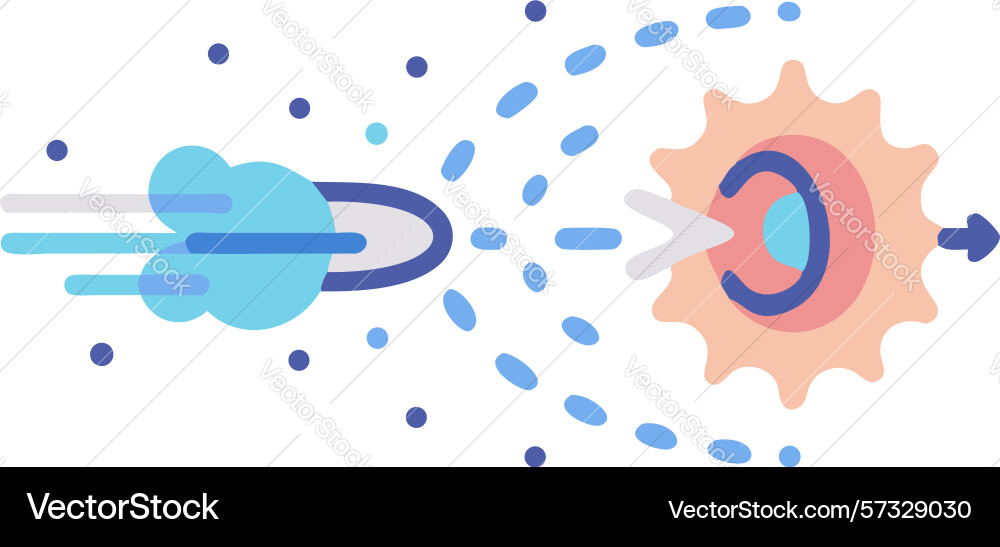 Digital connection abstract network energy flow vector image