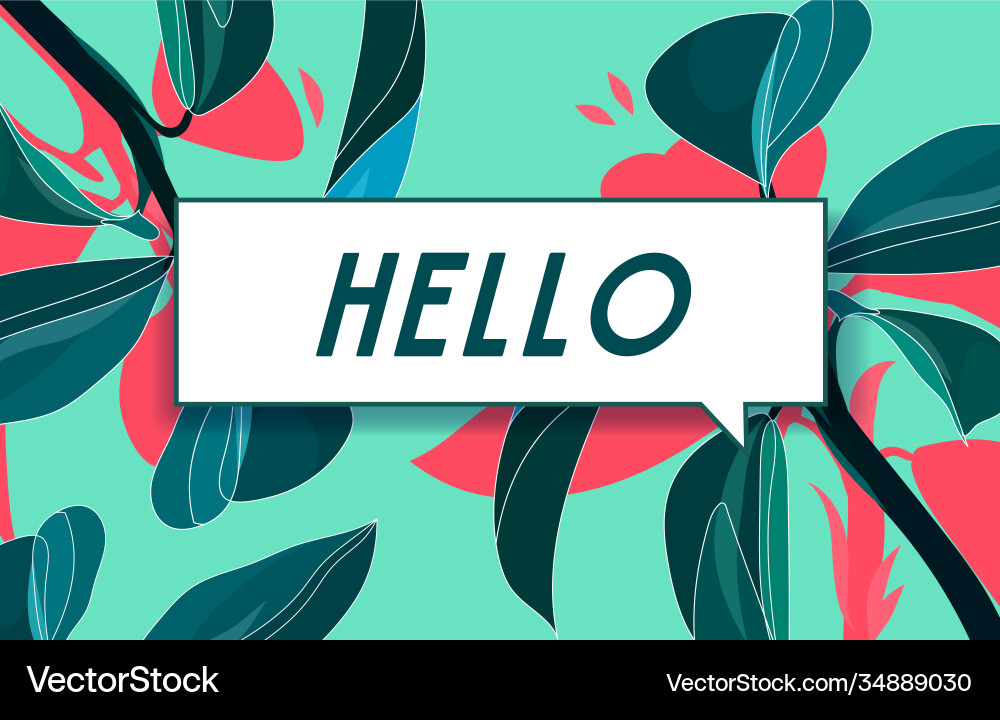 Helo in design banner template for web Helo in design banner template for web vector image