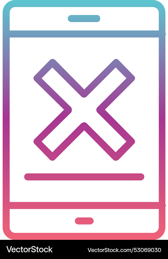 Remove line gradient design Vector Image