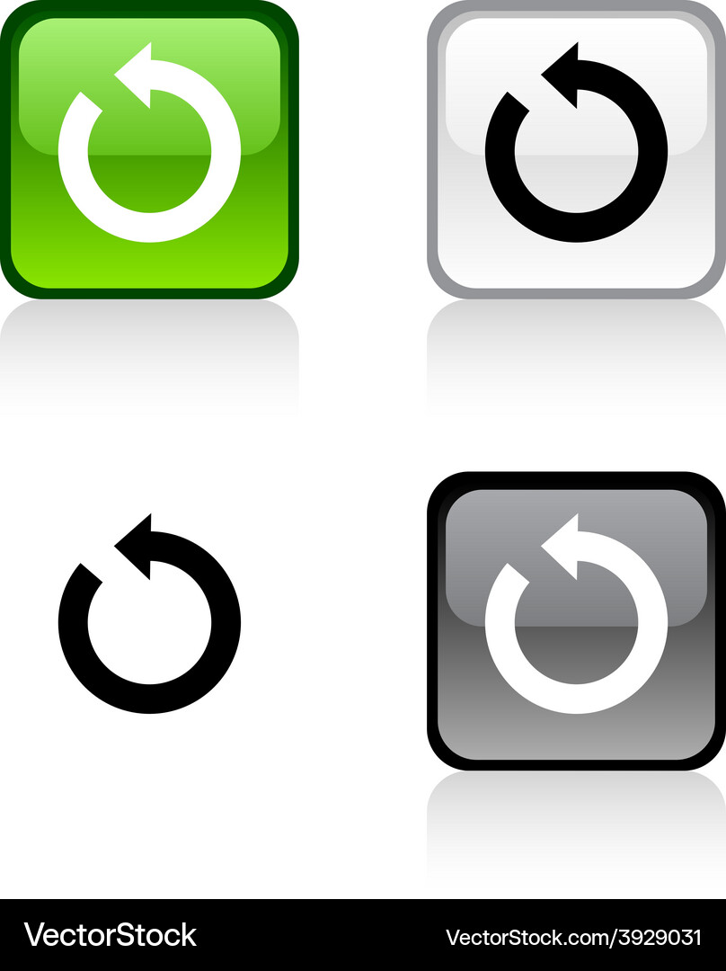 Refresh button Vector Image