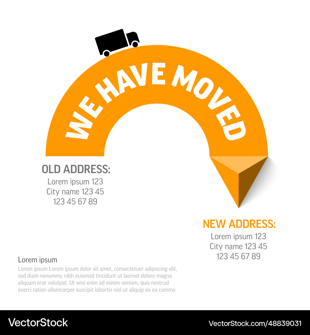 Address Change Vector Images (over 1,900)
