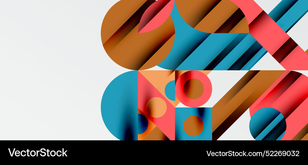 Geometric neo patterns abstract background Vector Image