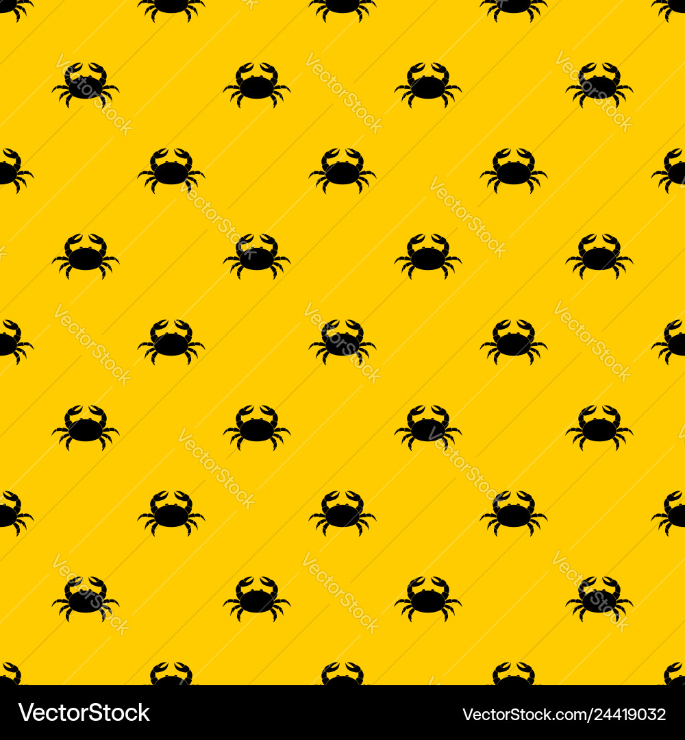 Raw crab pattern Raw crab pattern Vector Image