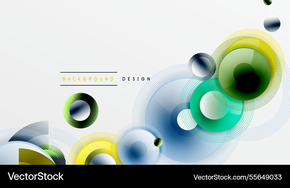 Abstract composition of overlapping circles Abstract composition of overlapping circles Vector Image