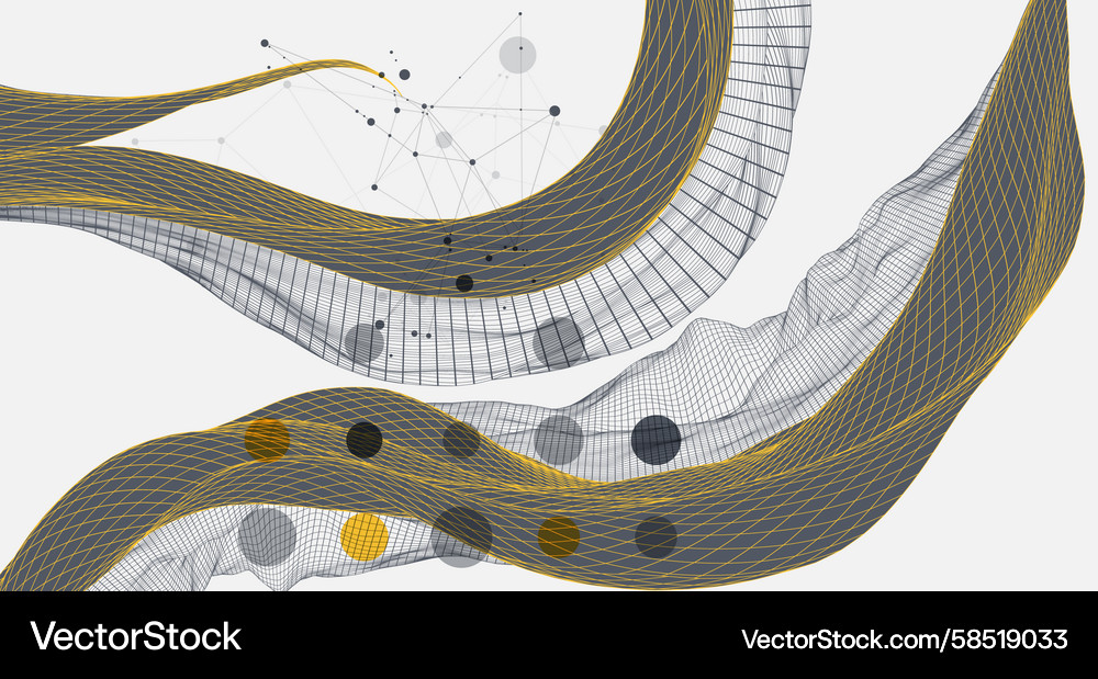 Abstract Tech Background Vector Image