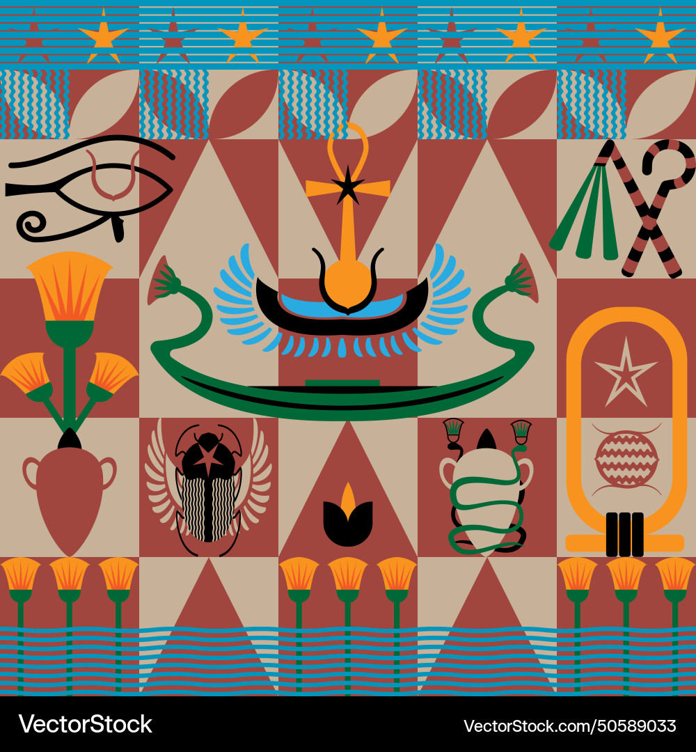 Geometric abstract pattern Geometric abstract pattern vector image