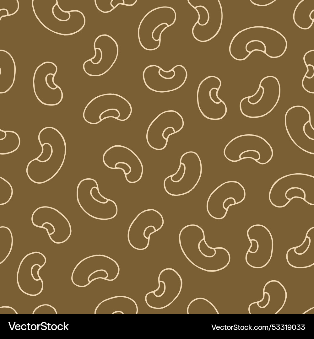 Outline bunch of soybean seamless pattern design Outline bunch of soybean seamless pattern design Vector Image