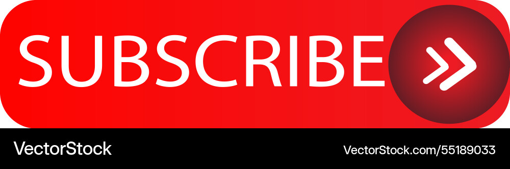 Subscribe button red file eps vector image