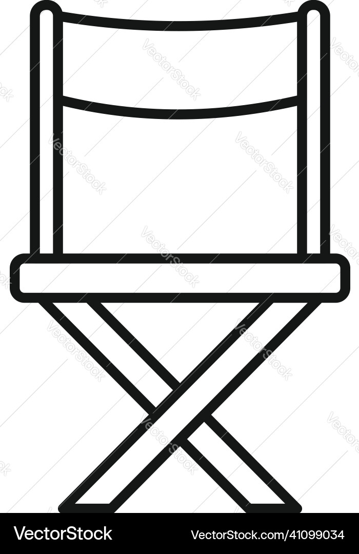 Director Chair icon skizzieren Szenario Film Director Chair icon skizzieren Szenario Film vektorbild