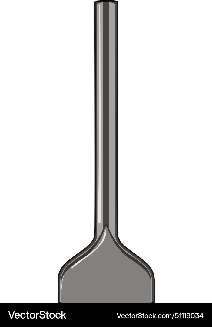 Mallet brick chisel cartoon Royalty Free Vector Image