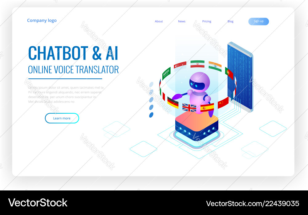 Isometric online language learning with artificial Isometric online language learning with artificial vector image