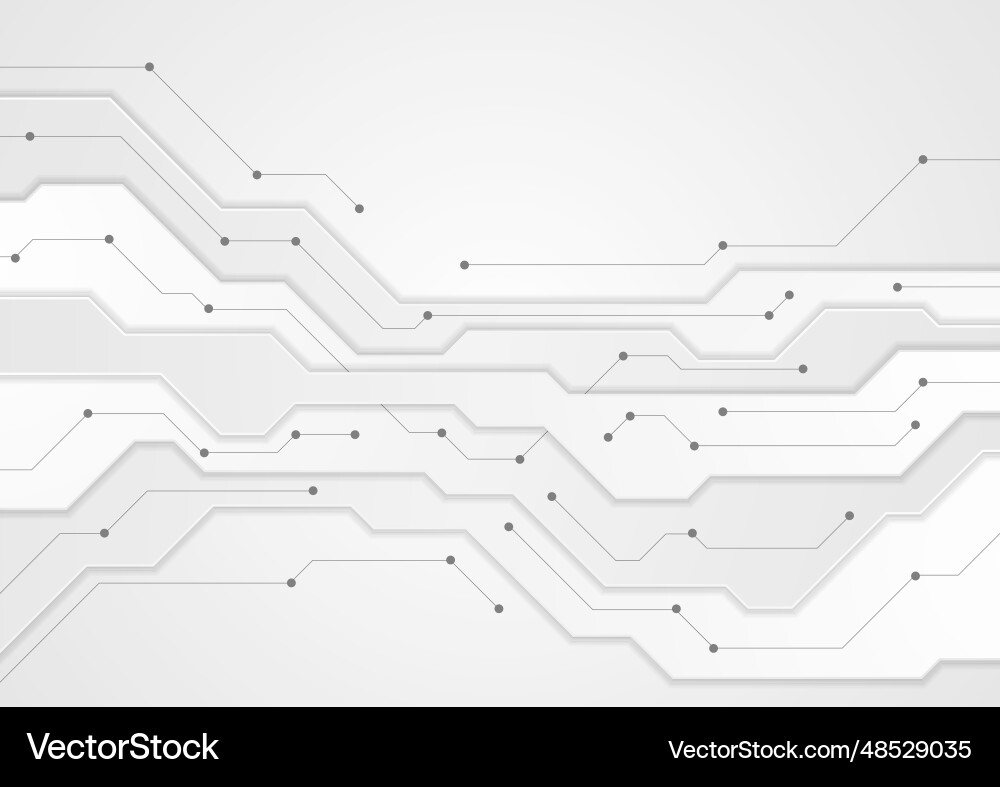 Tech Circuit Abstract Background vector image