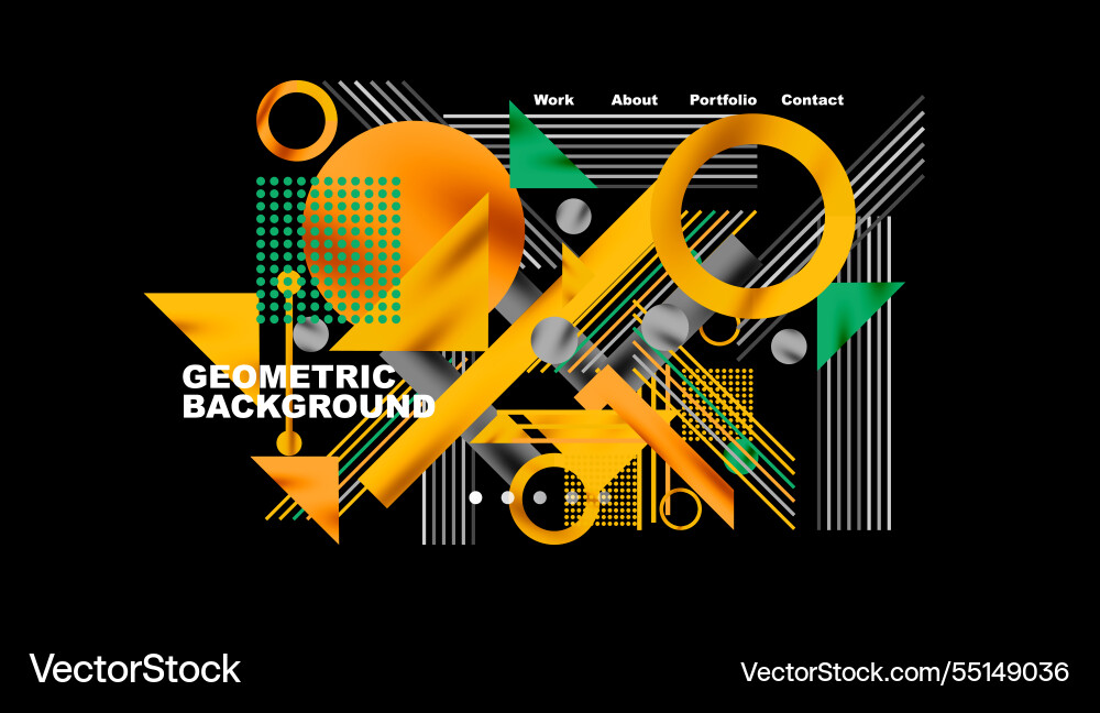 Geometric background showcasing sharp lines Geometric background showcasing sharp lines vector image