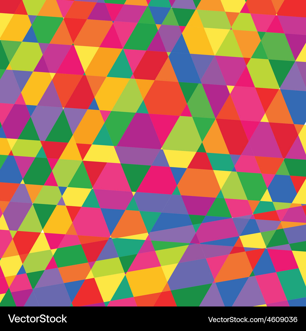 Geometric pattern triangles background polygonal Vector Image