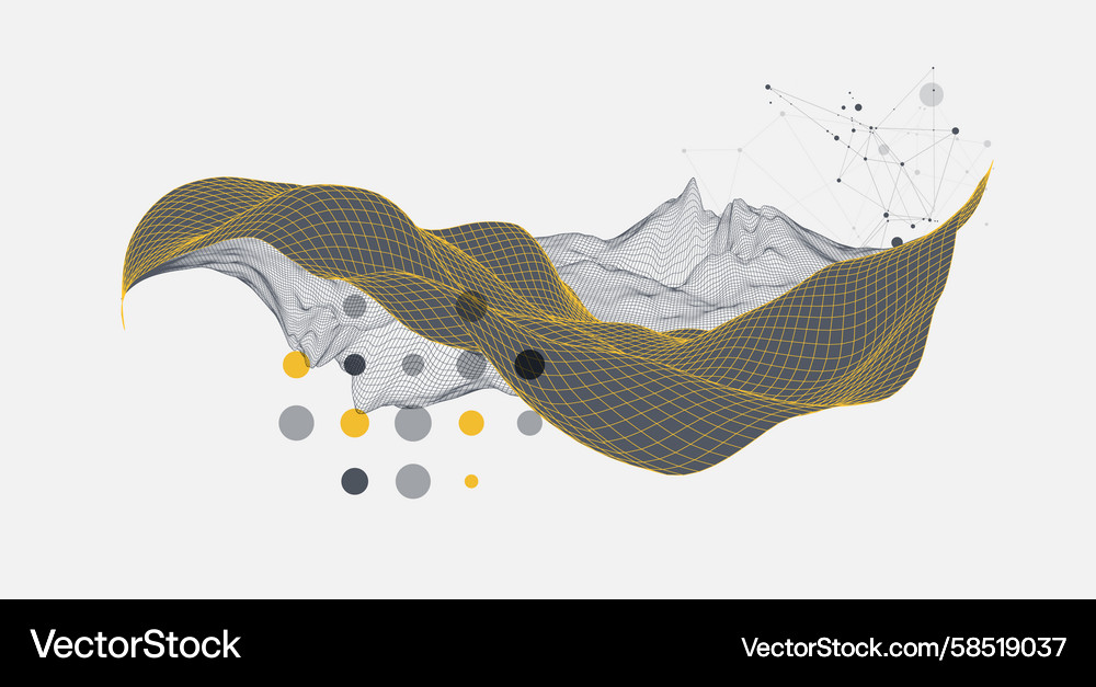 Abstract Tech Background Vector Image